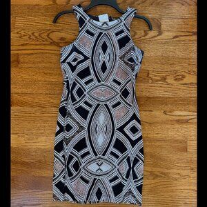 Speechless Dress - Sparkly Black, White, and Rose Gold - Size 5